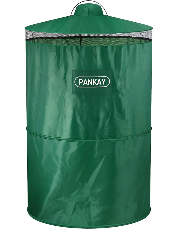 Pankay Portable Toilet for Camping, 15.8" Extra Large Camping Toilets Portable Potty for Adults, Travel Toilet with Handbag, Easy Set Up, Lightweight and Sturdy, Camp Toilet for Car Boat Hiking Beach