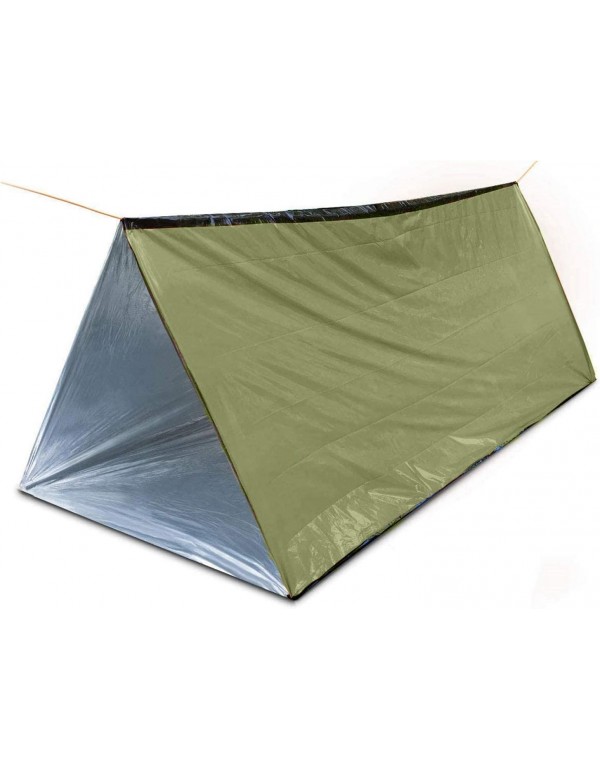 Emergency Survival Shelter Tent, 59 X 98.4inch Waterproof 2-Person Mylar Thermal Shelter for Hiking Camping