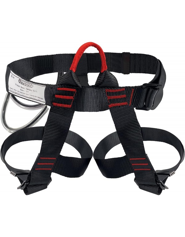 NewDoar Climbing Harness, Mountaineering Rock Climbing Harness, Half Body Harness for Rappelling Fire Rescuing Tree Climbing