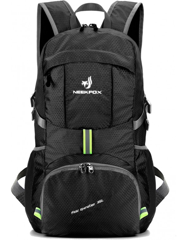 NEEKFOX Lightweight Packable Travel Hiking Backpack Daypack,35L Foldable Camping Backpack,Ultralight Outdoor Sport Backpack