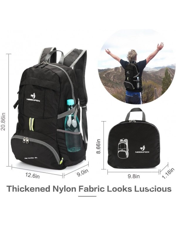 NEEKFOX Lightweight Packable Travel Hiking Backpack Daypack,35L Foldable Camping Backpack,Ultralight Outdoor Sport Backpack