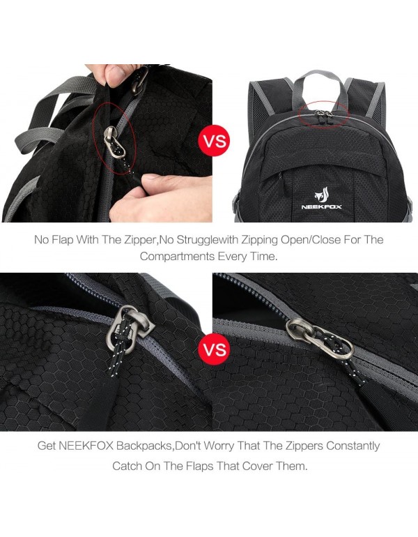 NEEKFOX Lightweight Packable Travel Hiking Backpack Daypack,35L Foldable Camping Backpack,Ultralight Outdoor Sport Backpack