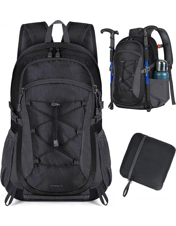 RAINSMORE Hiking Backpack 40L Waterproof Camping Backpack Lightweight Packable Backpack for Women Men Outdoor Travel Daypack